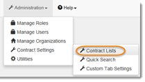 Click Contract Lists